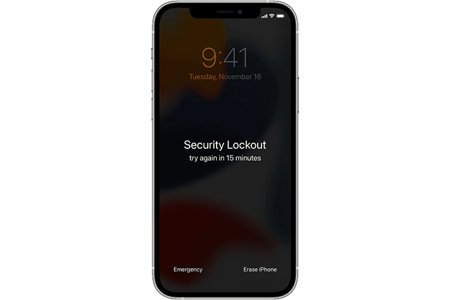 whats a security lockout on iphone