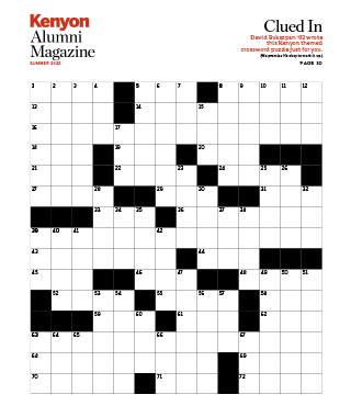 alumni crossword clue