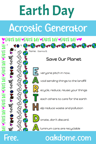 acrostic generator