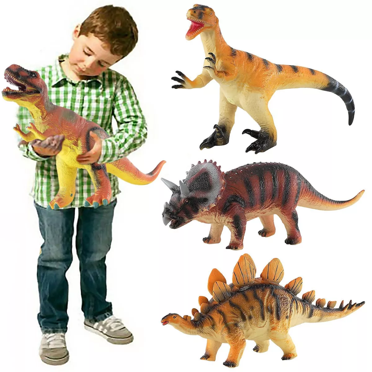 rubber dinosaur toys