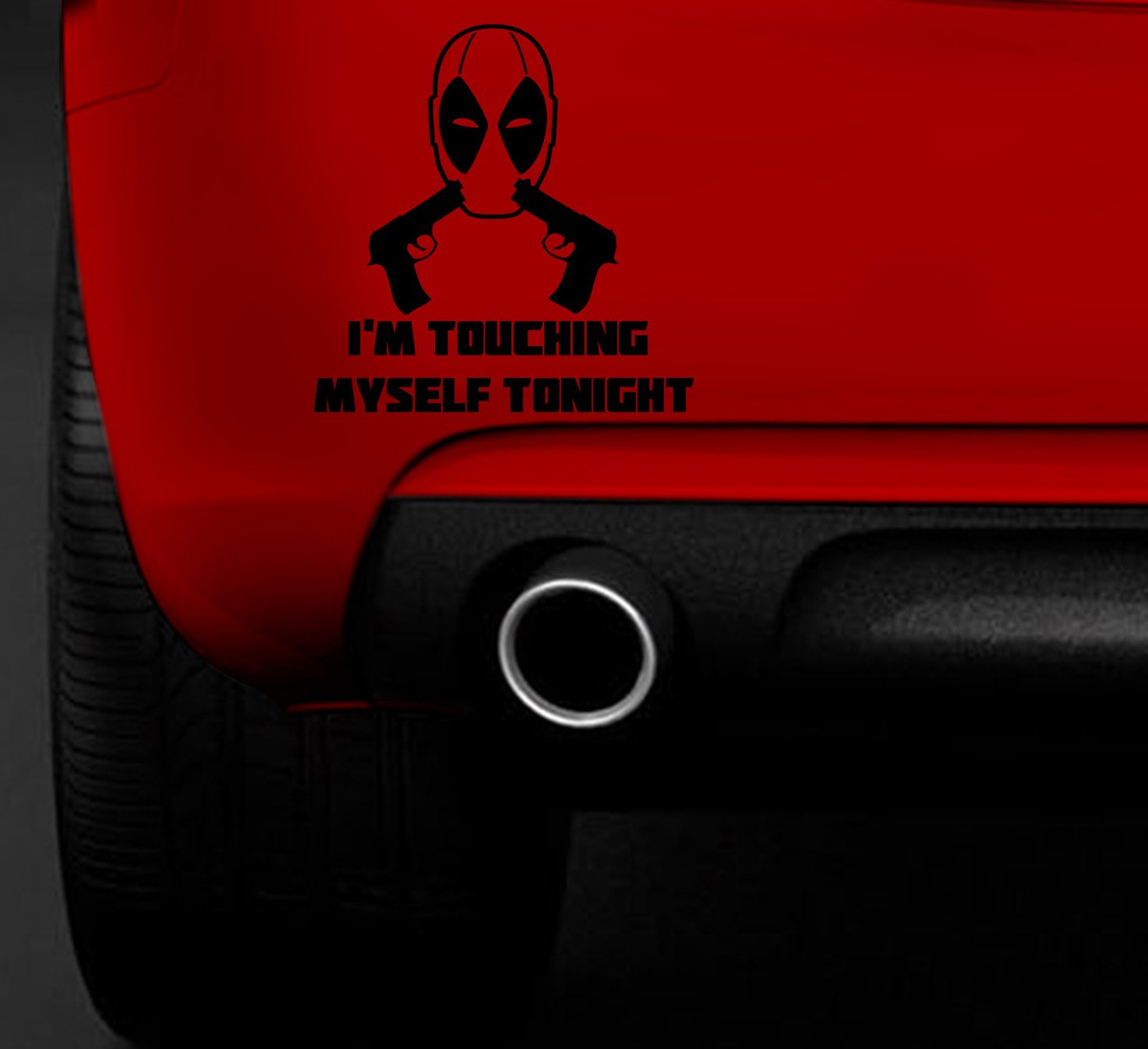 deadpool car decal