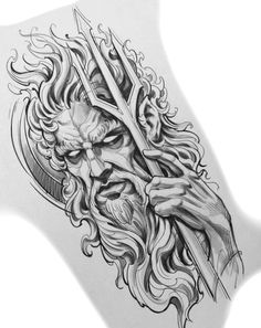 hades tattoo drawing