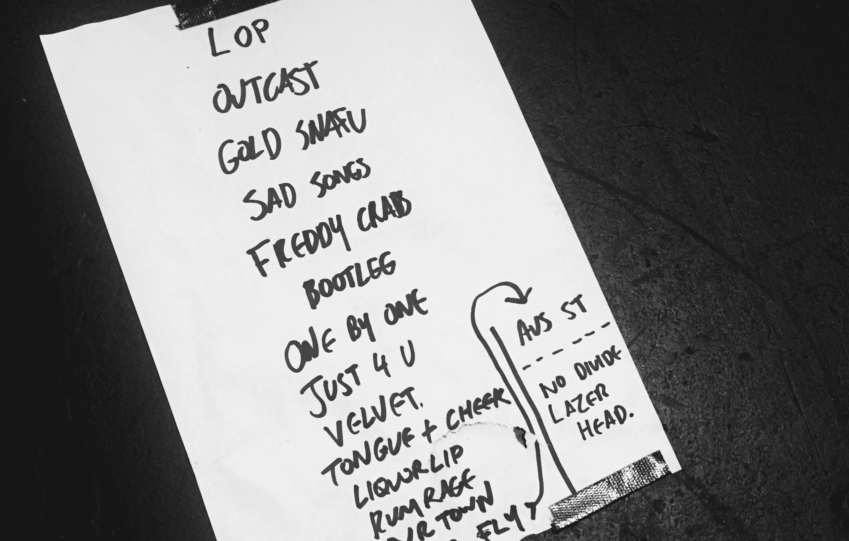 sticky fingers setlist