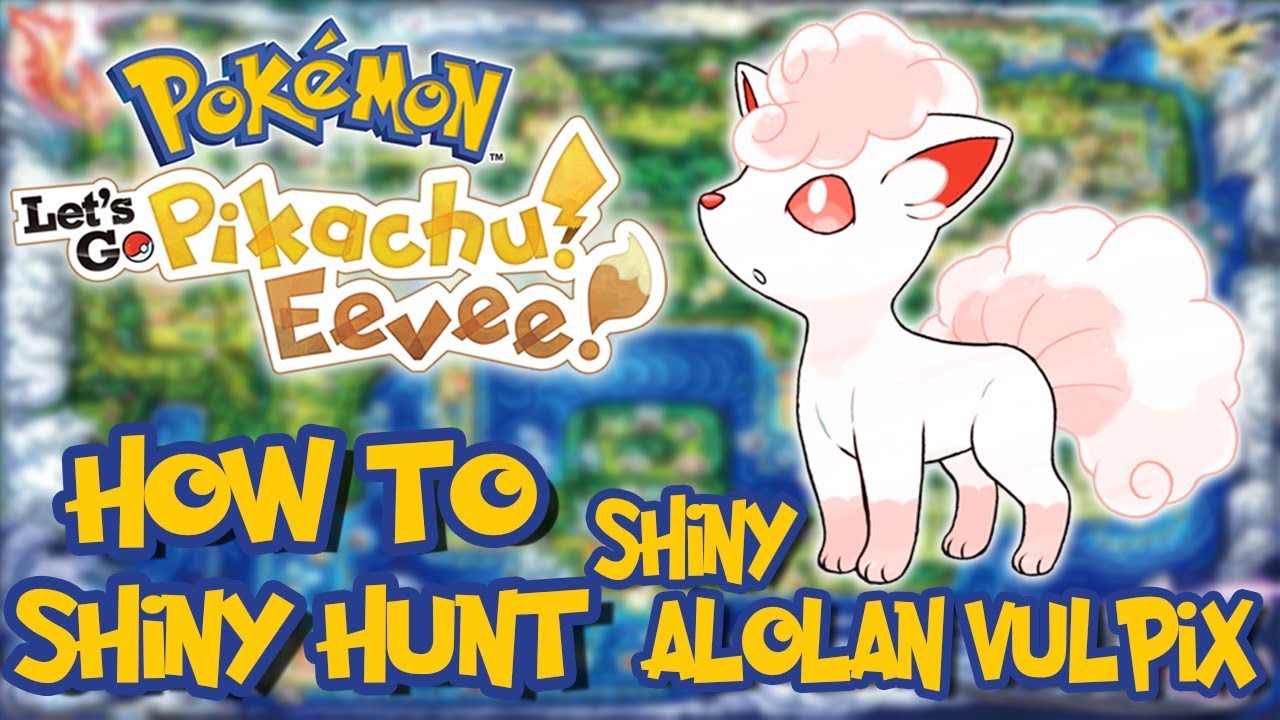 alolan vulpix pokemon lets go