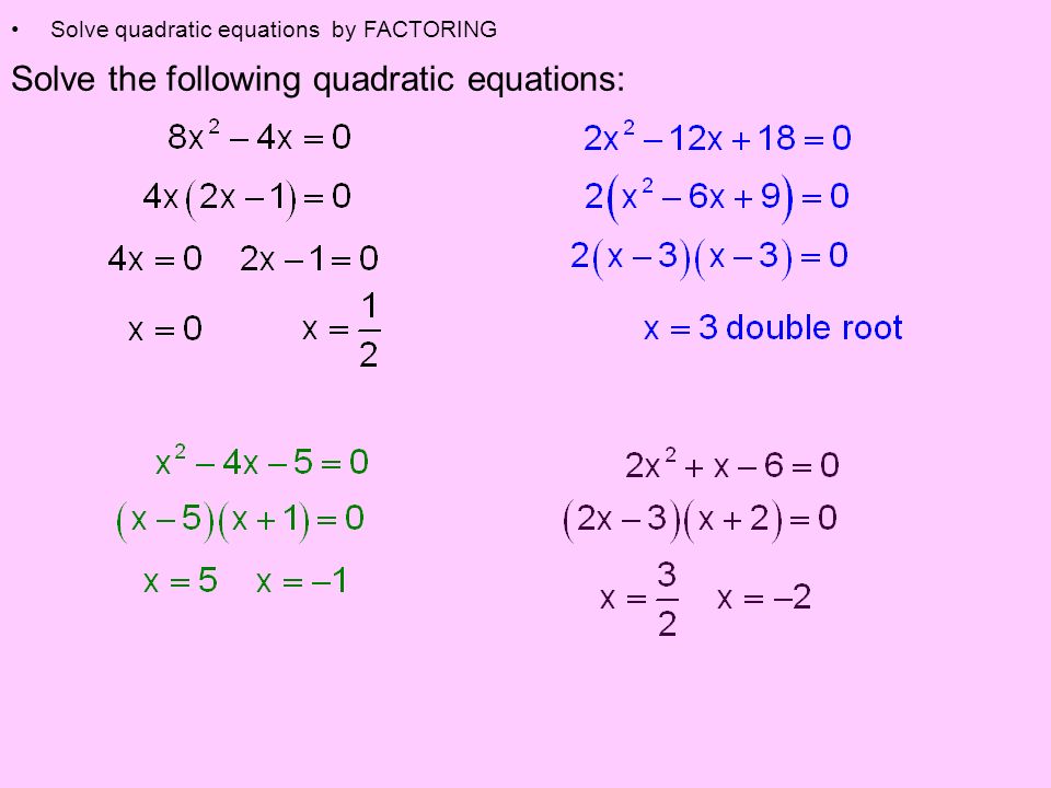 quadratic calculator factoring