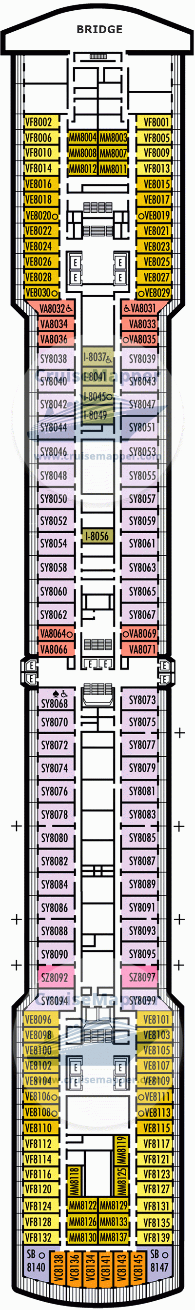 westerdam deck plan