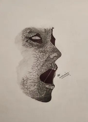 depressing pencil drawings