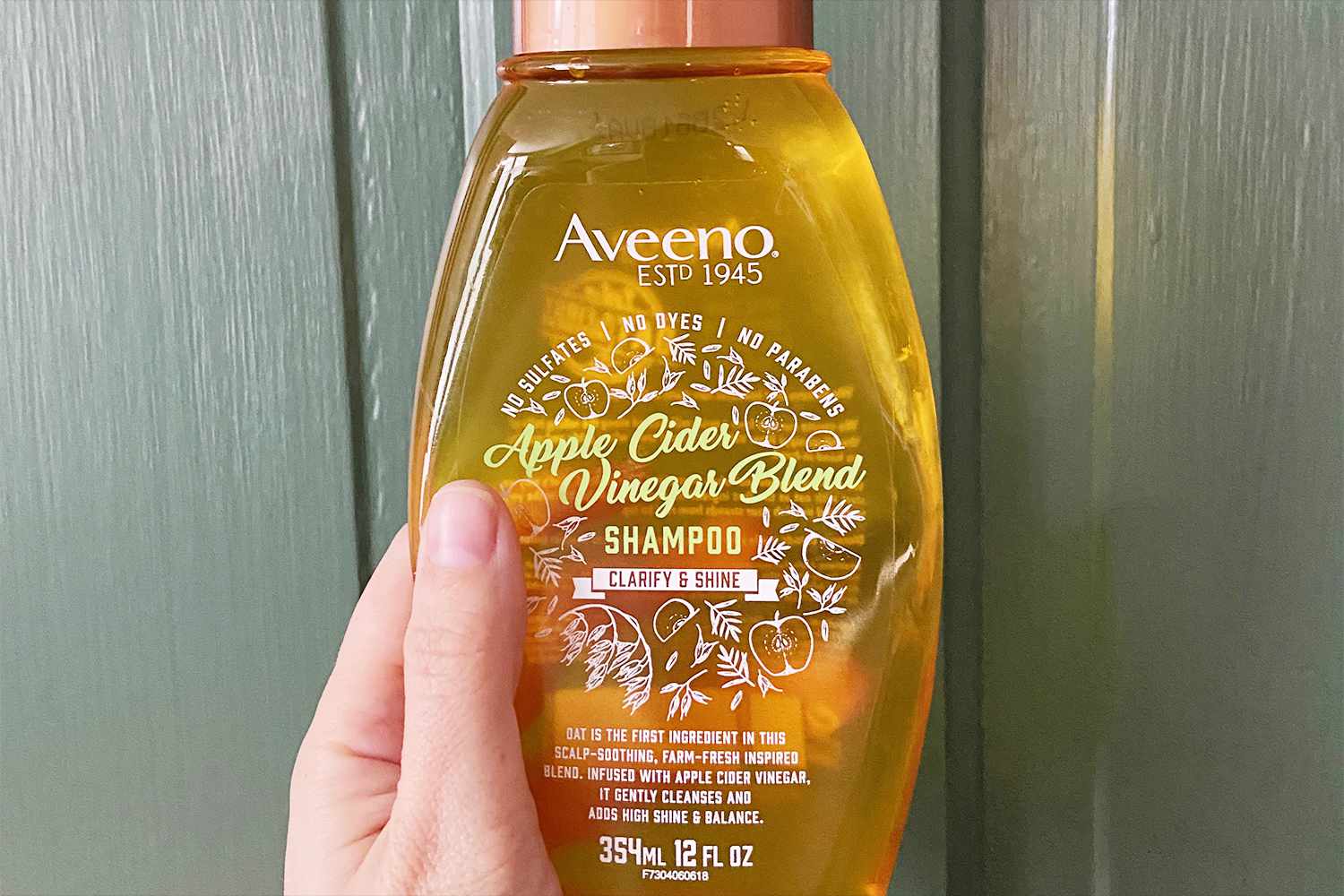 aveeno apple cider vinegar blend shampoo