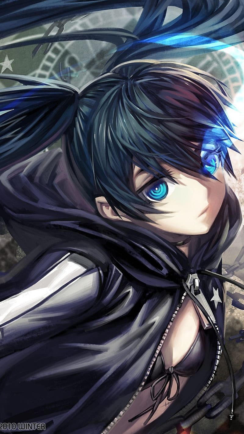 black rock shooter wallpaper iphone