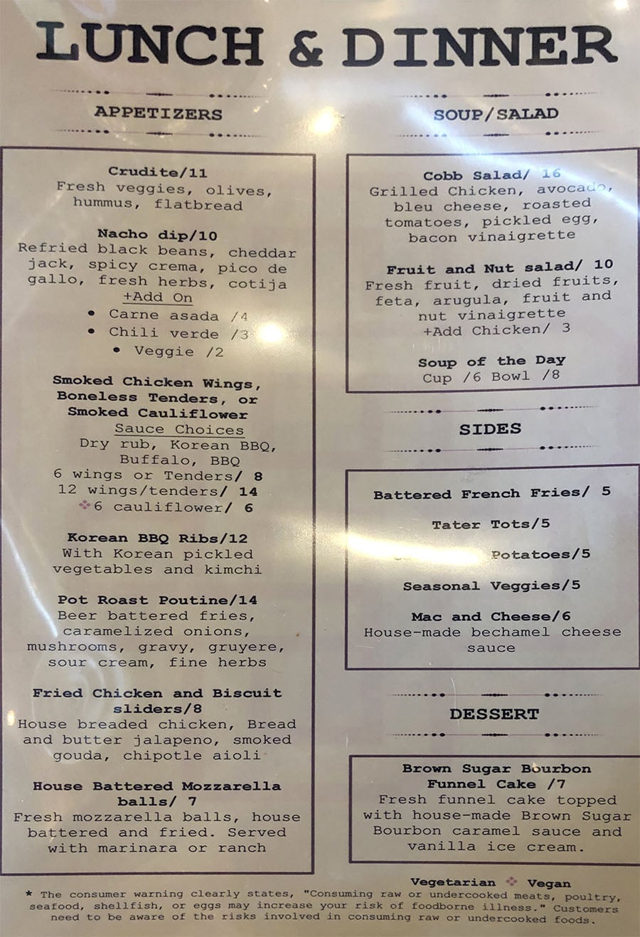 brickyard bar and grill menu