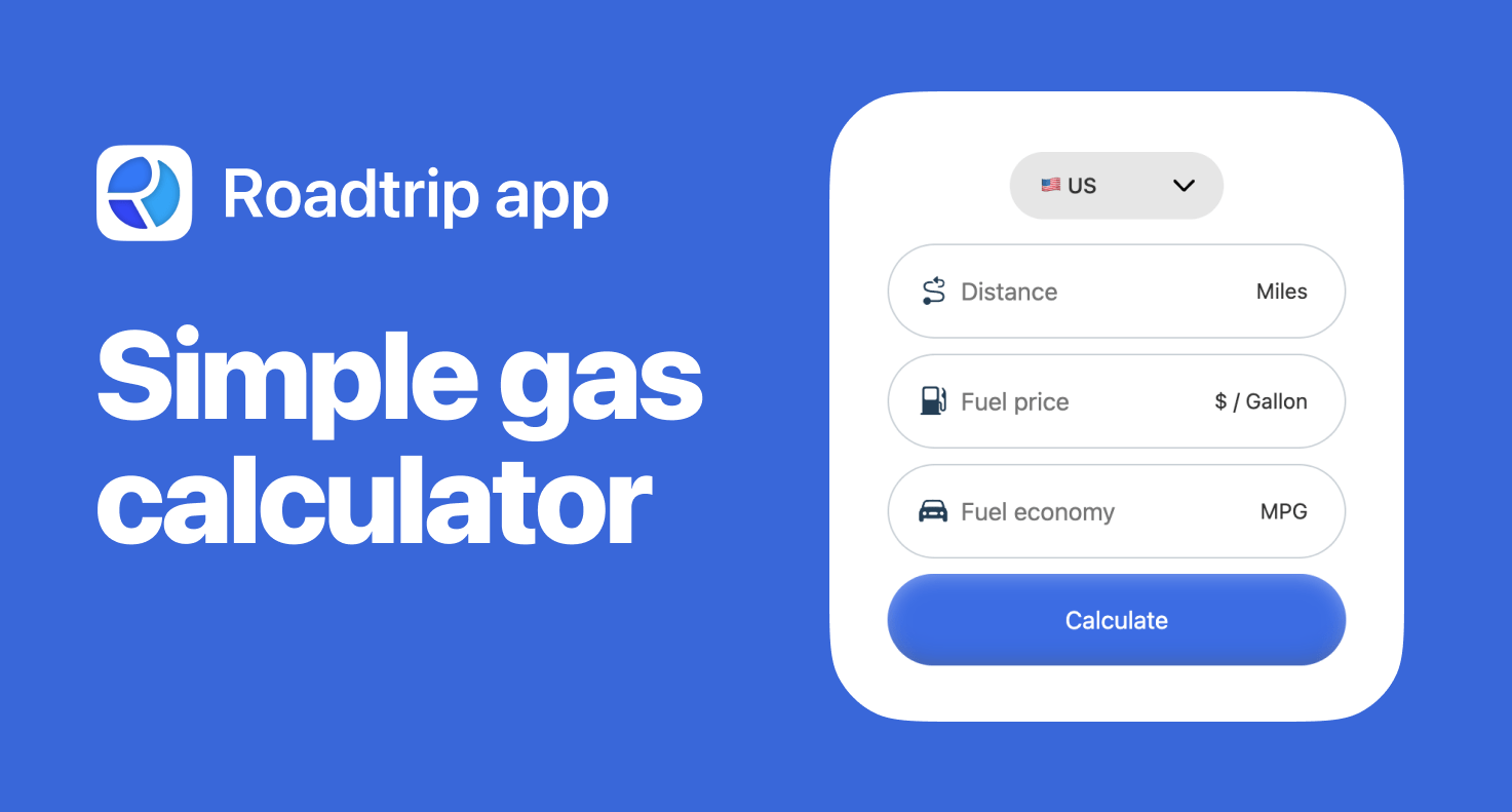 fuel road trip calculator