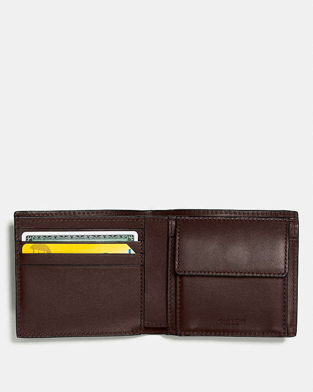 coach mens coin wallet