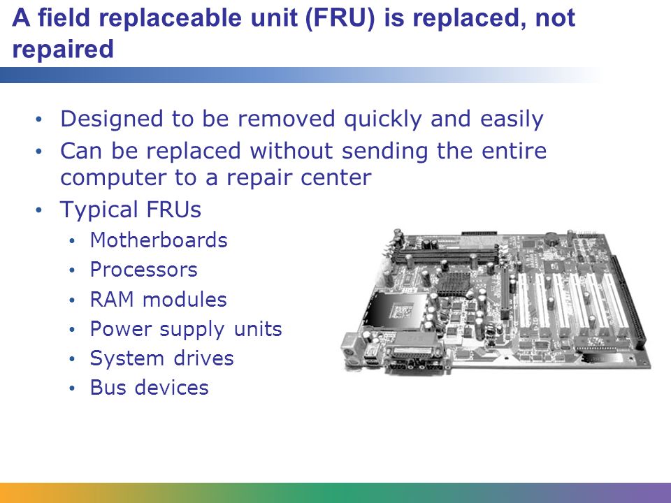 customer replaceable unit