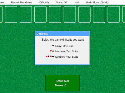 spider solitaire io