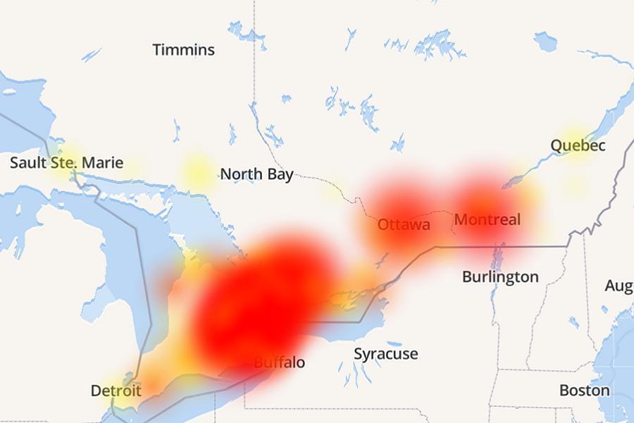 bell internet outage toronto