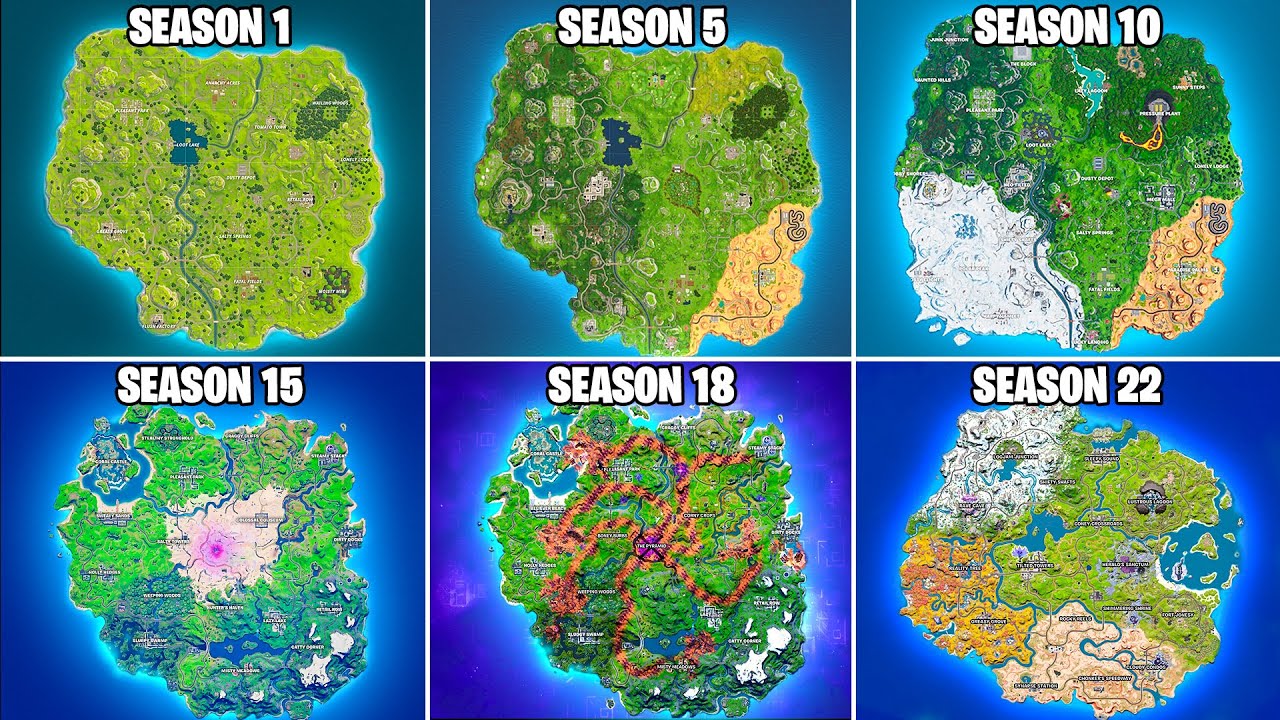 all fortnite maps