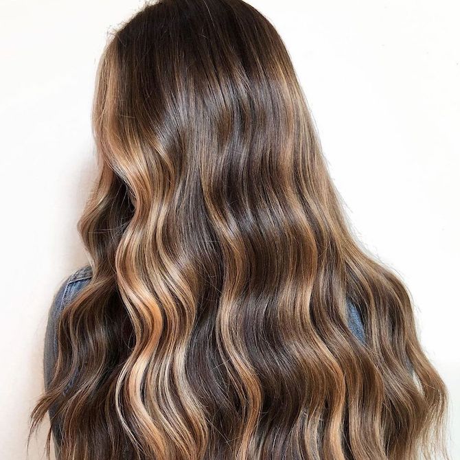 highlights for dark hair ideas