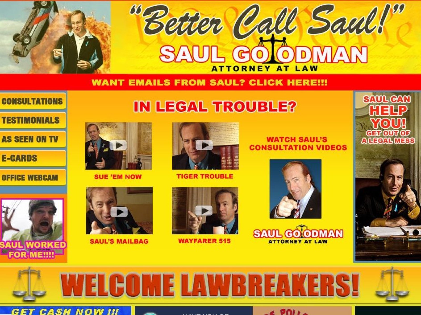 saul goodman site