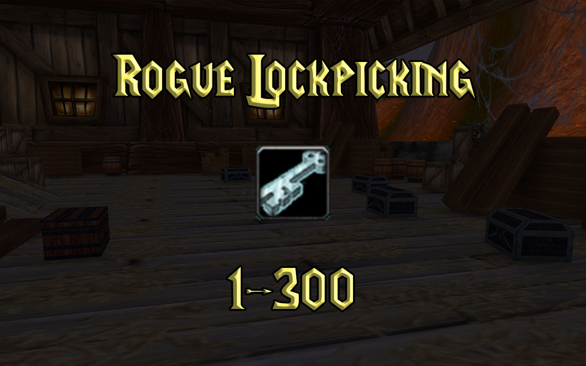 wow rogue lockpicking guide 3.3 5