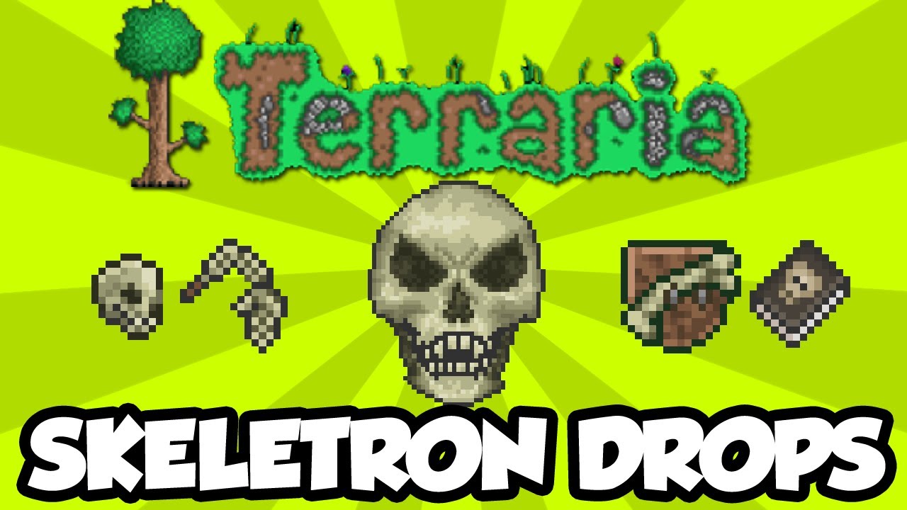 skeletron drops