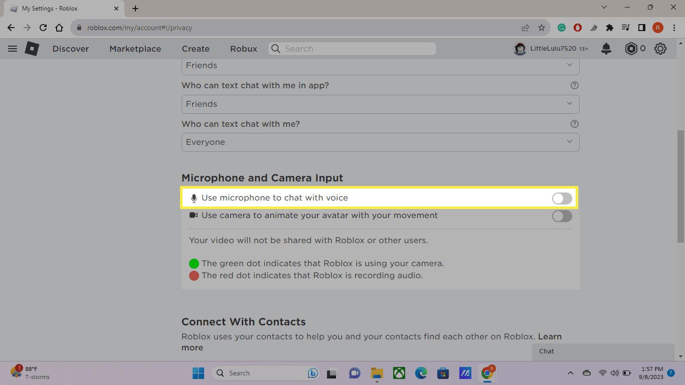 how to turn on voice chat in roblox