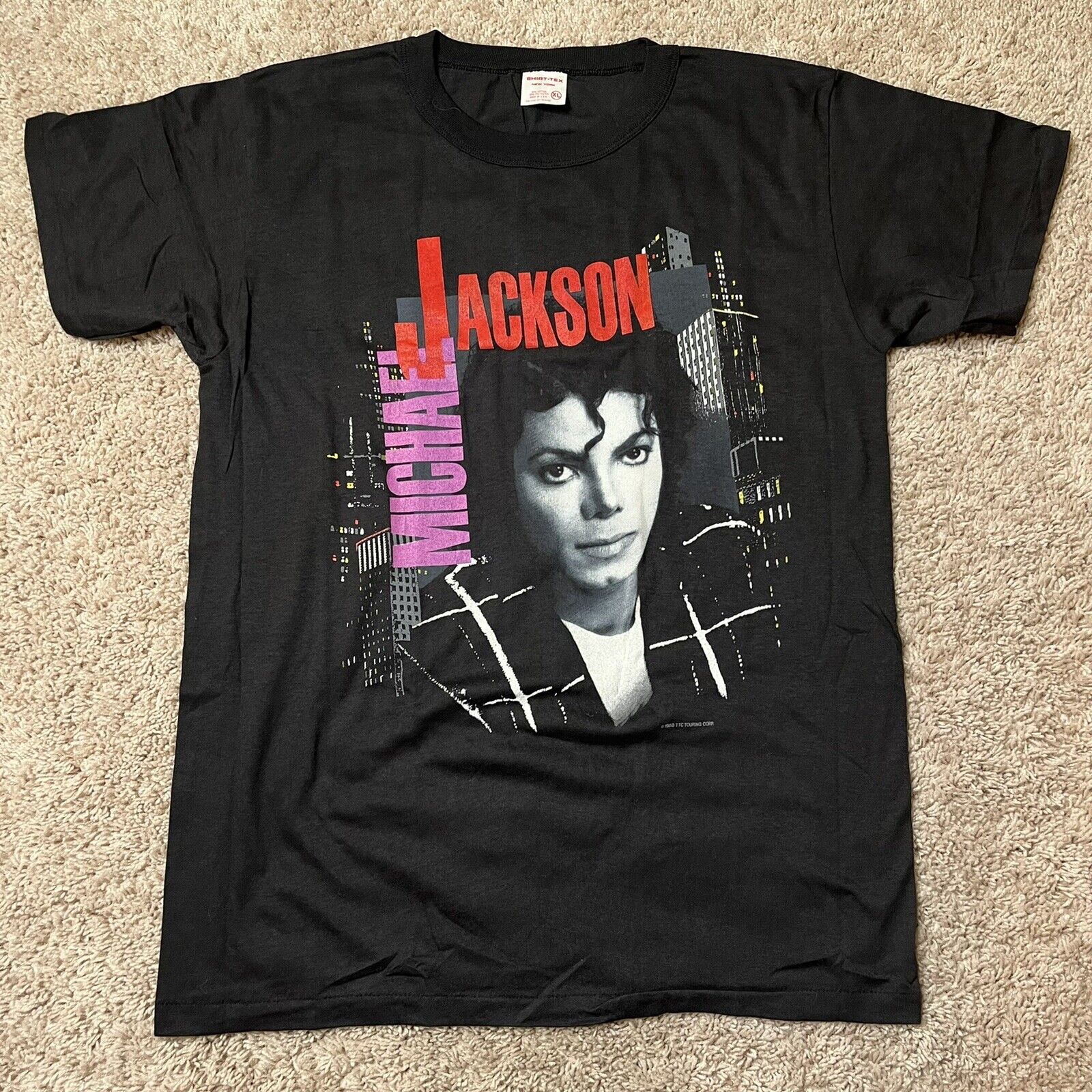 michael jackson concert t shirt