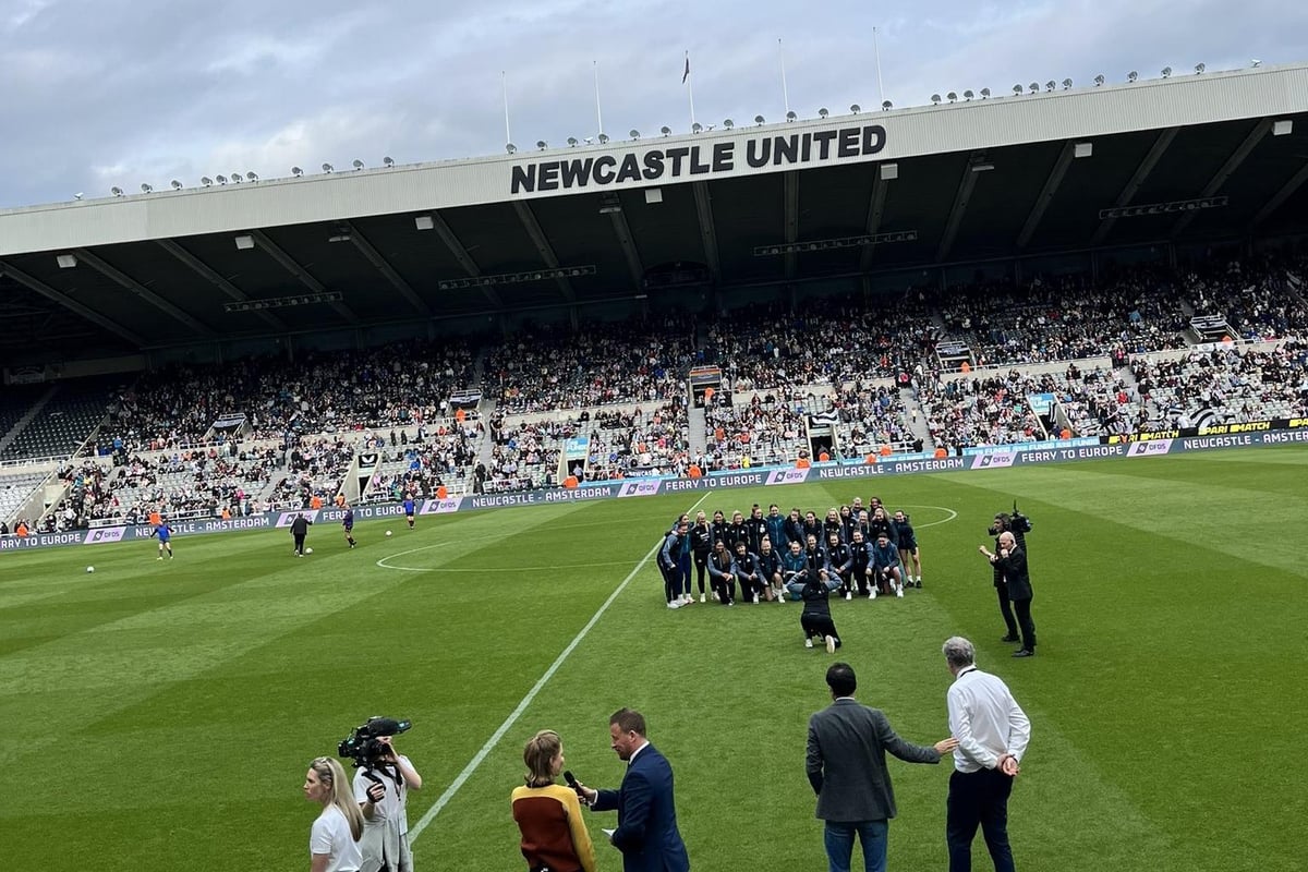 st james park newcastle slope