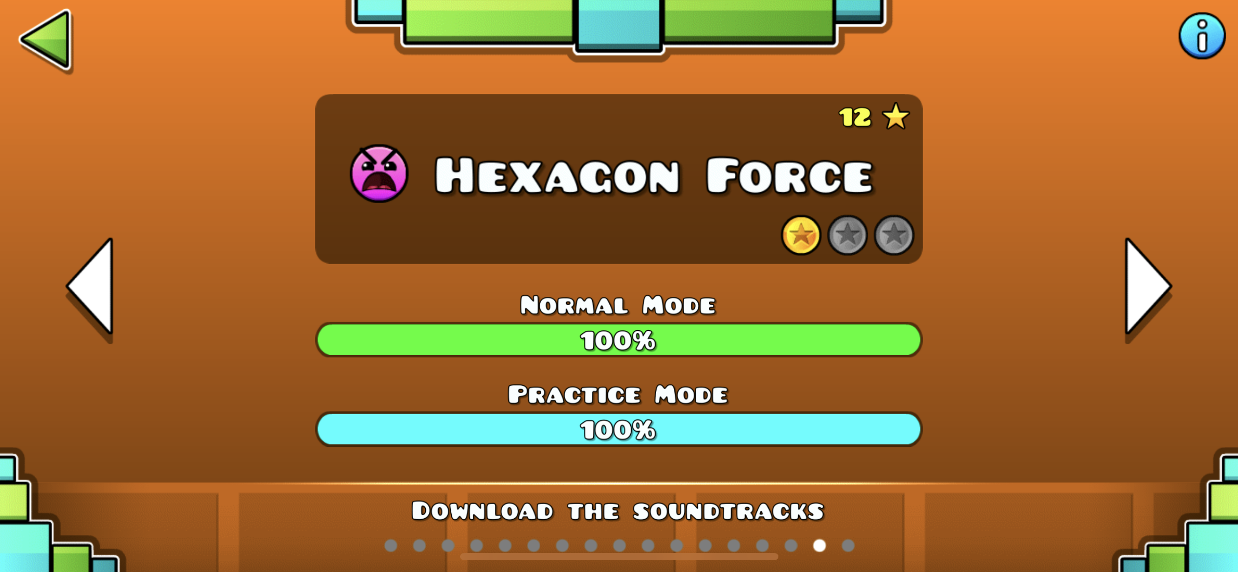 geometry dash hexagon force