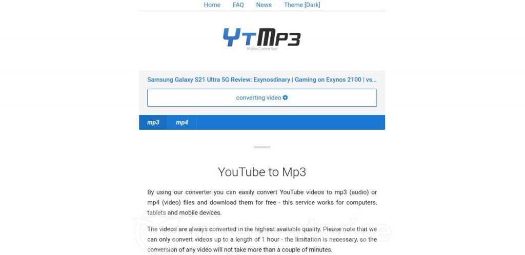 youtube mp4 to mp3 converter