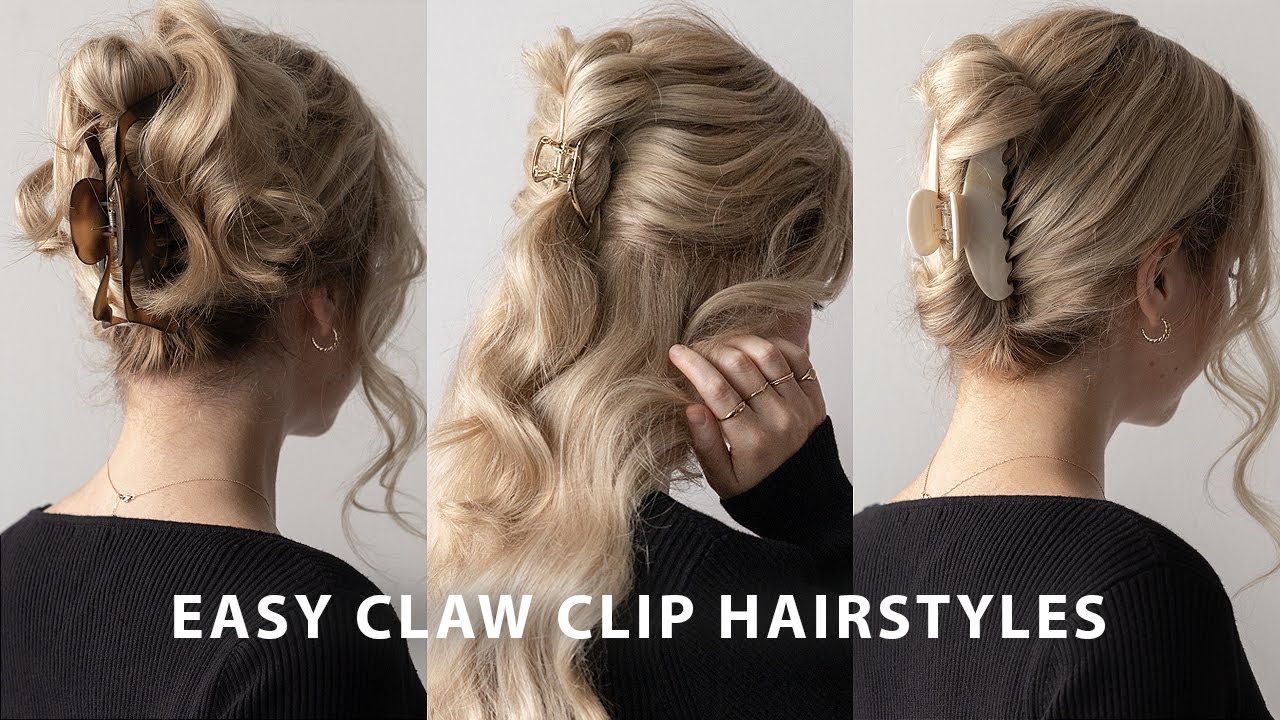 hairstyles with a claw clip