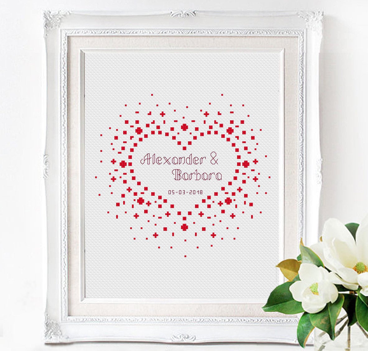 cross stitch marriage