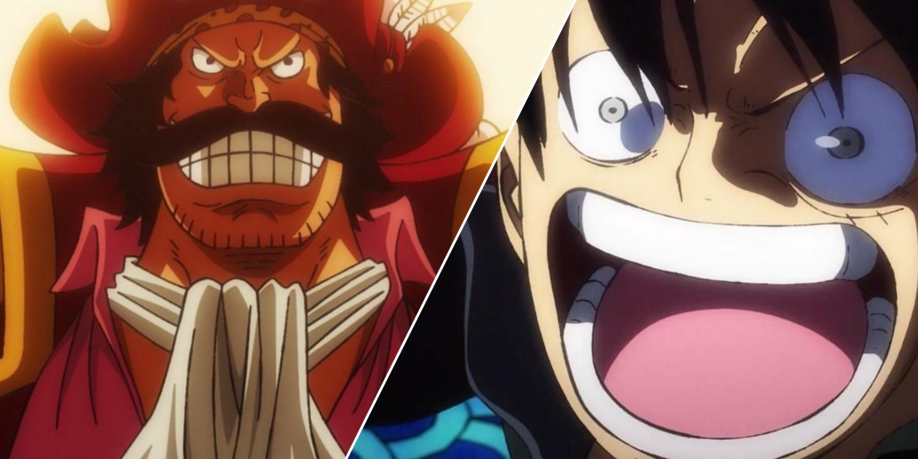 gol d roger vs luffy