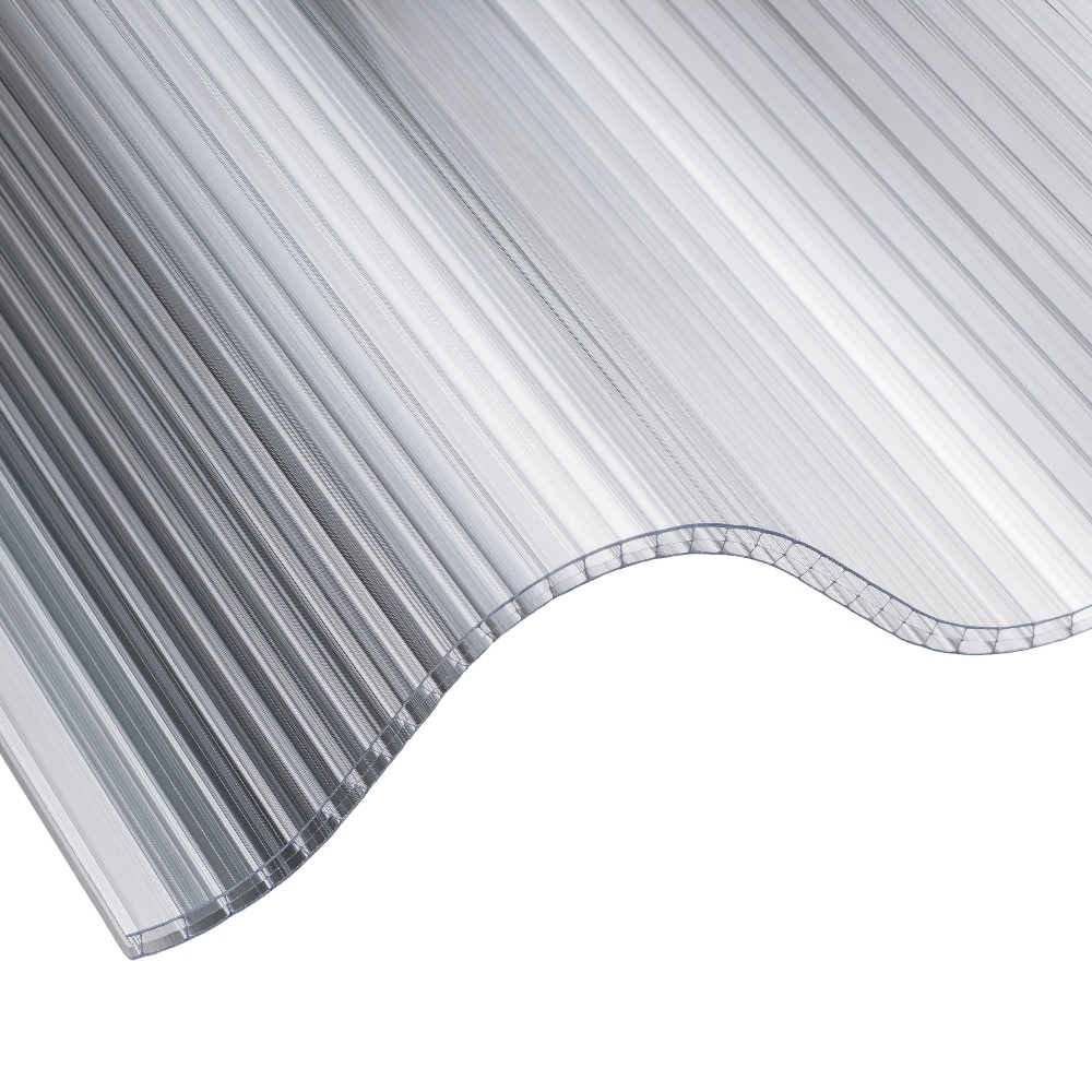clear corrugated plastic roofing
