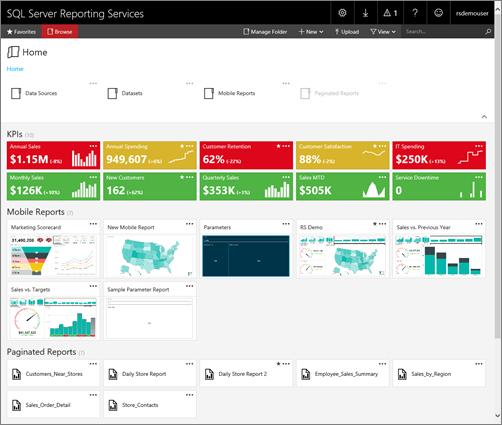 sql reporting services