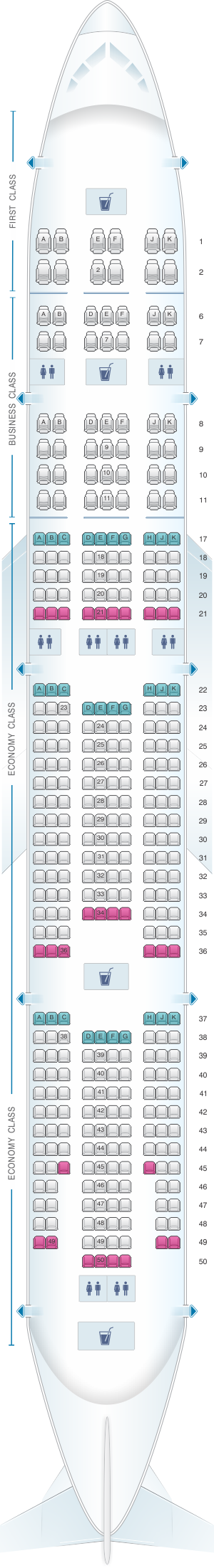 emirates seating plan