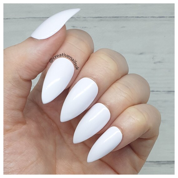 white false nails