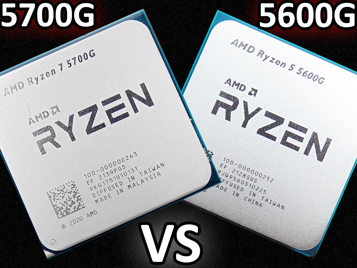 5600g vs 5700g