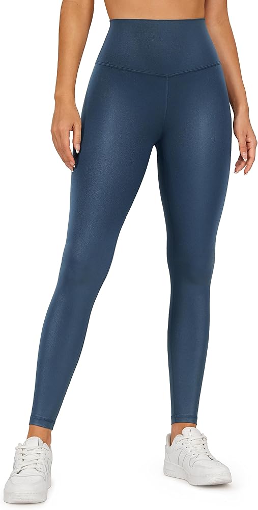 crz yoga faux leather leggings