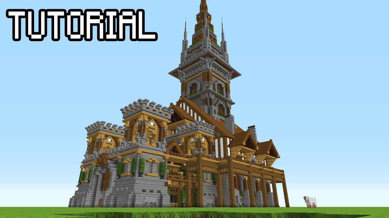 minecraft 100x100 castle