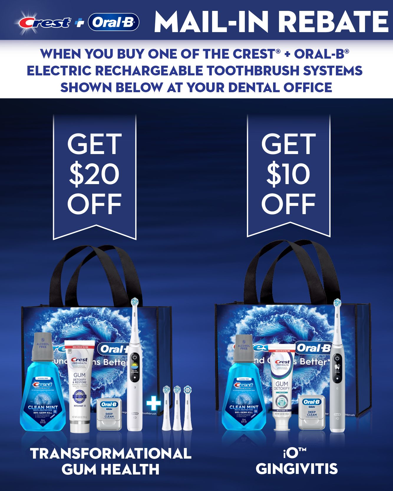 crest oral b rebate