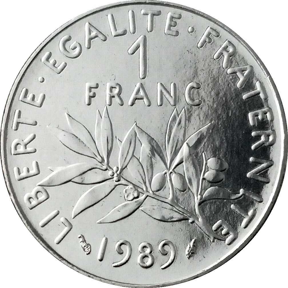 1 franc 1960 valor