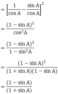 1 sin 1 sin sec tan 2