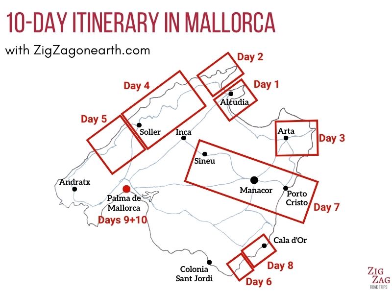 10 day forecast majorca