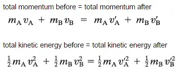 conservation of momentum calculator