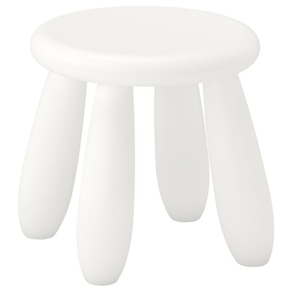 ikea white stool