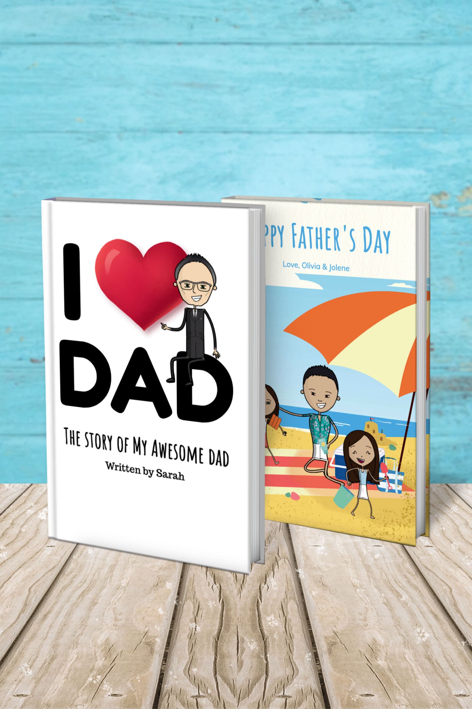 personalized fathers day book