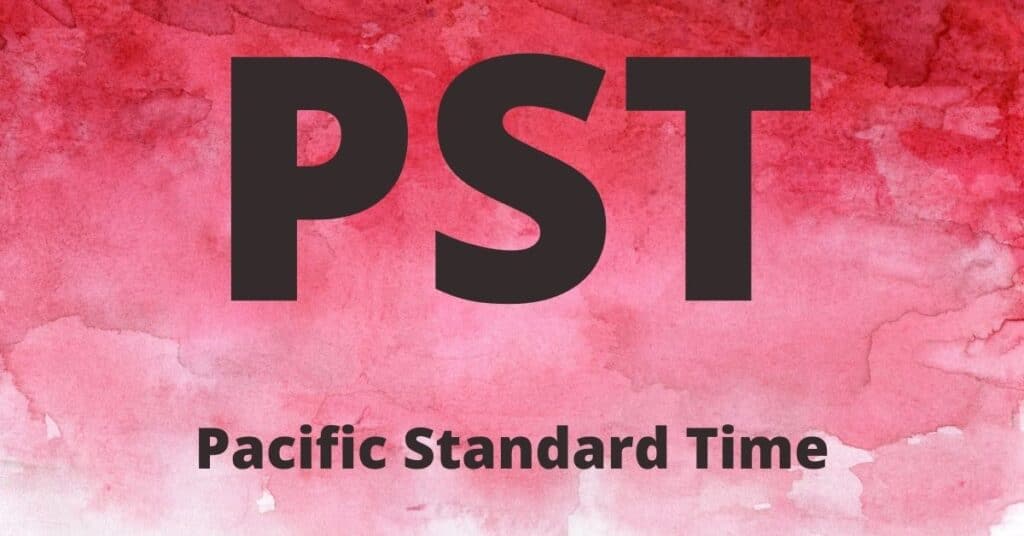 pacific standard time now