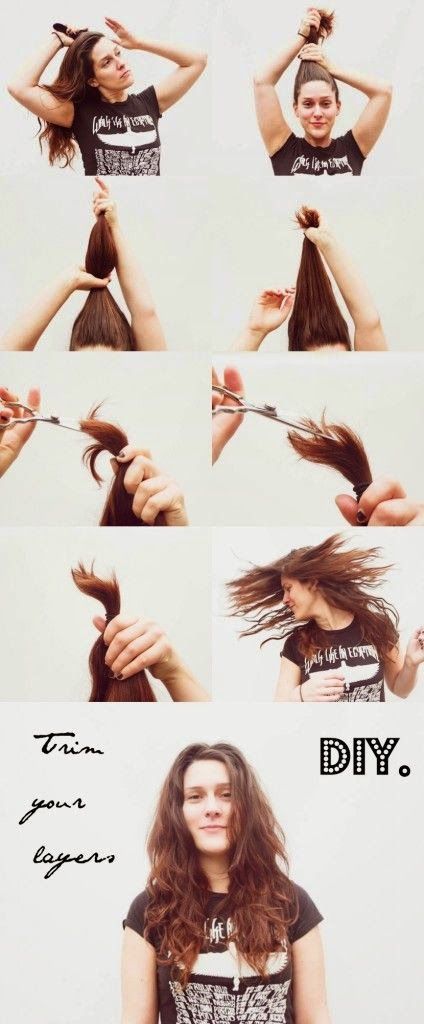 how to cut your own long layers