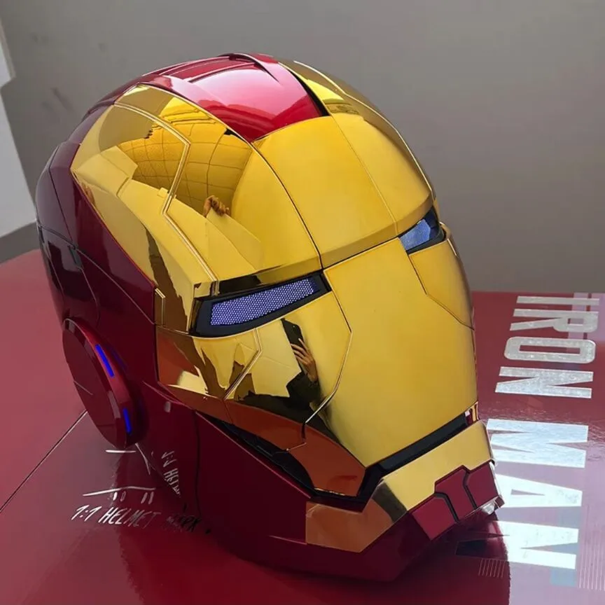 iron man motosiklet kask