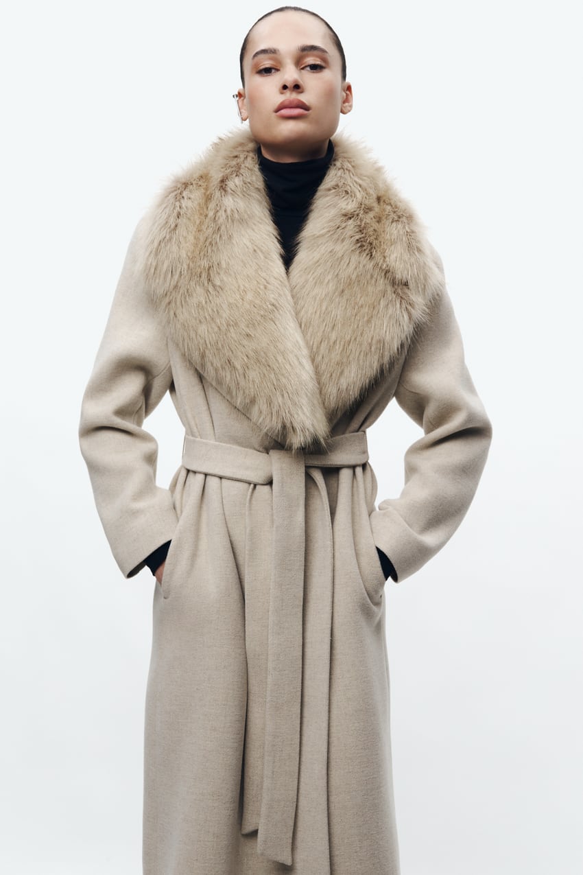 zara wool coat womens